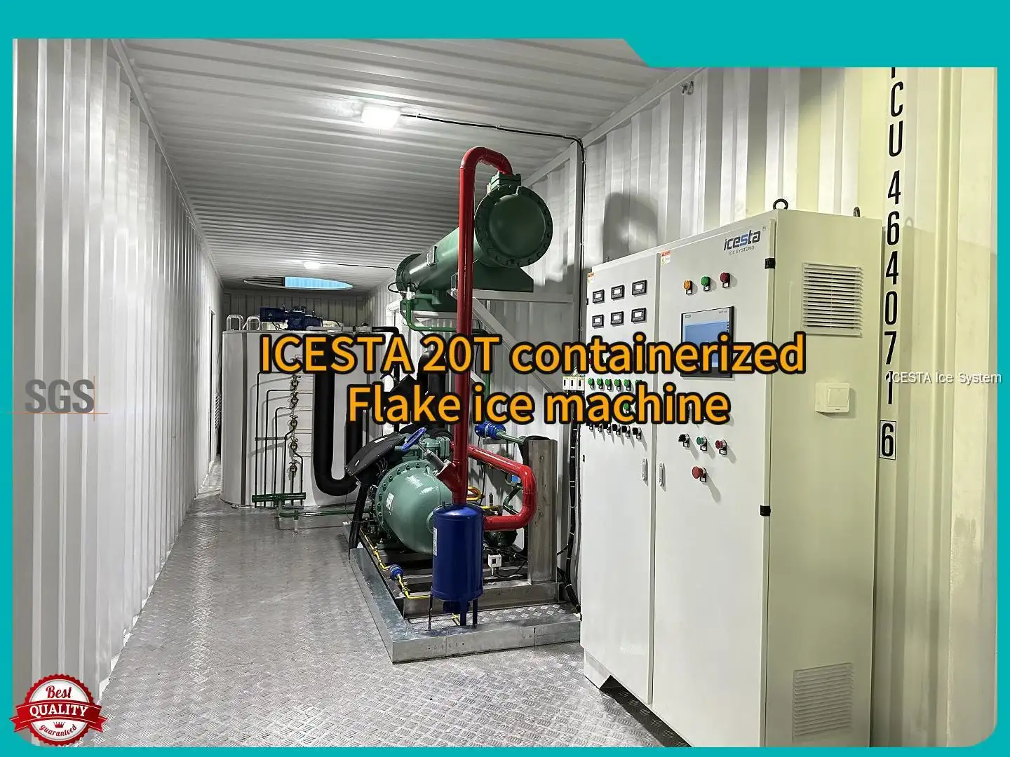 Icesta 20 Ton Industrial Ice Flake Machine with Customizable Specifications 1