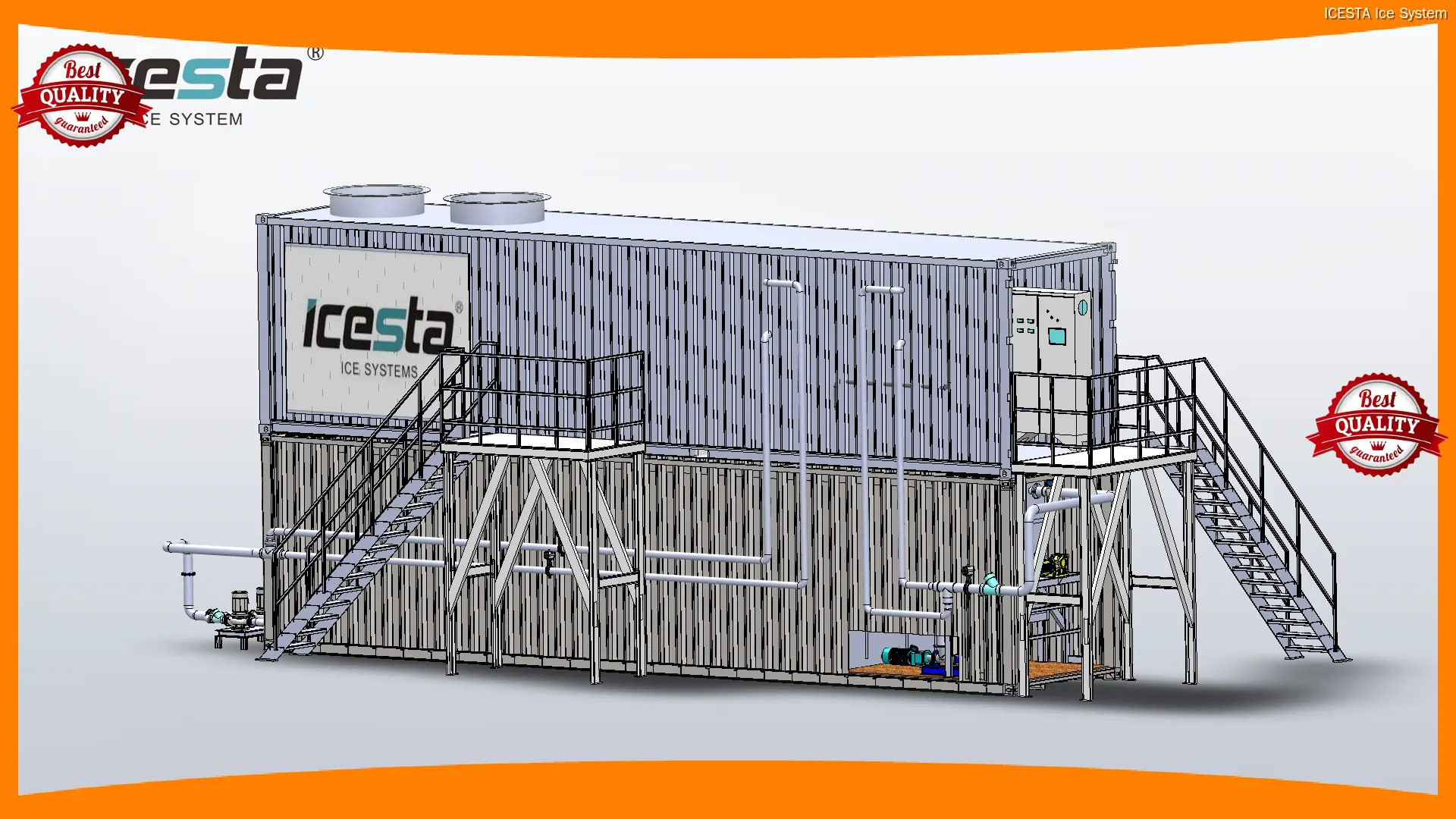 10 Ton Containerized Ice Flake Machine- Superior Performance & Quality 1