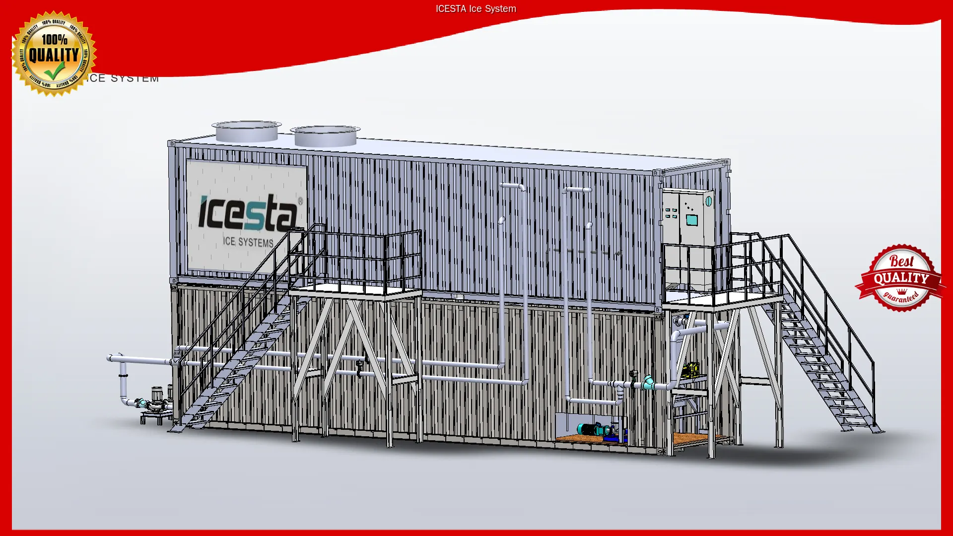 10 Ton Containerized Ice Flake Machine - Reliable & Efficient Ice Making Plant for Sale 1