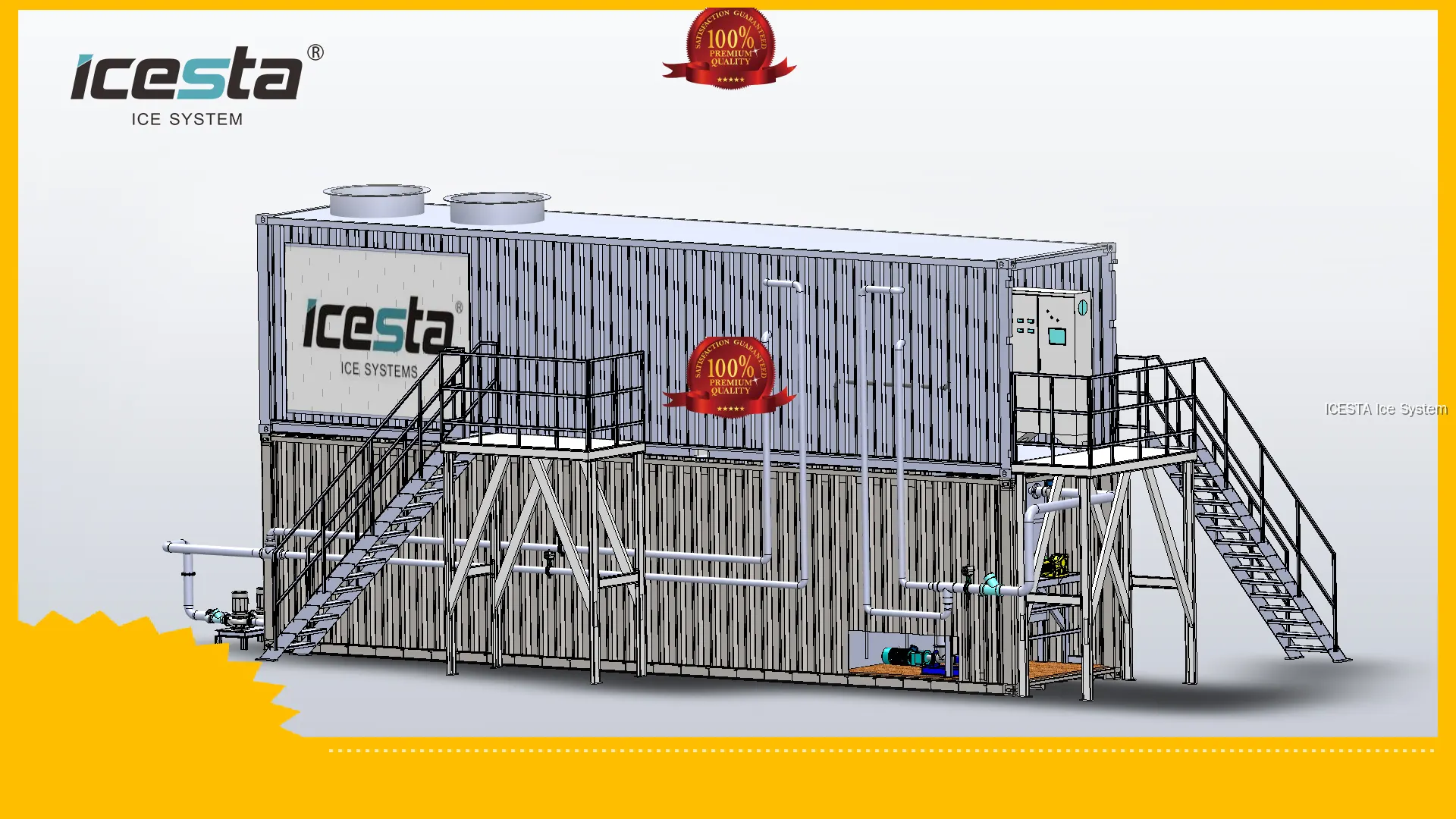 10 Ton Containerized Flake Ice Machine | Robust Design & Long Lifespan 1