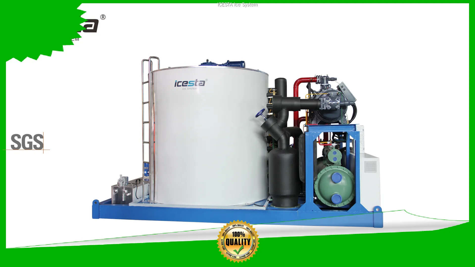 Customizable 30t Industrial Flake Ice Maker for Fish 1