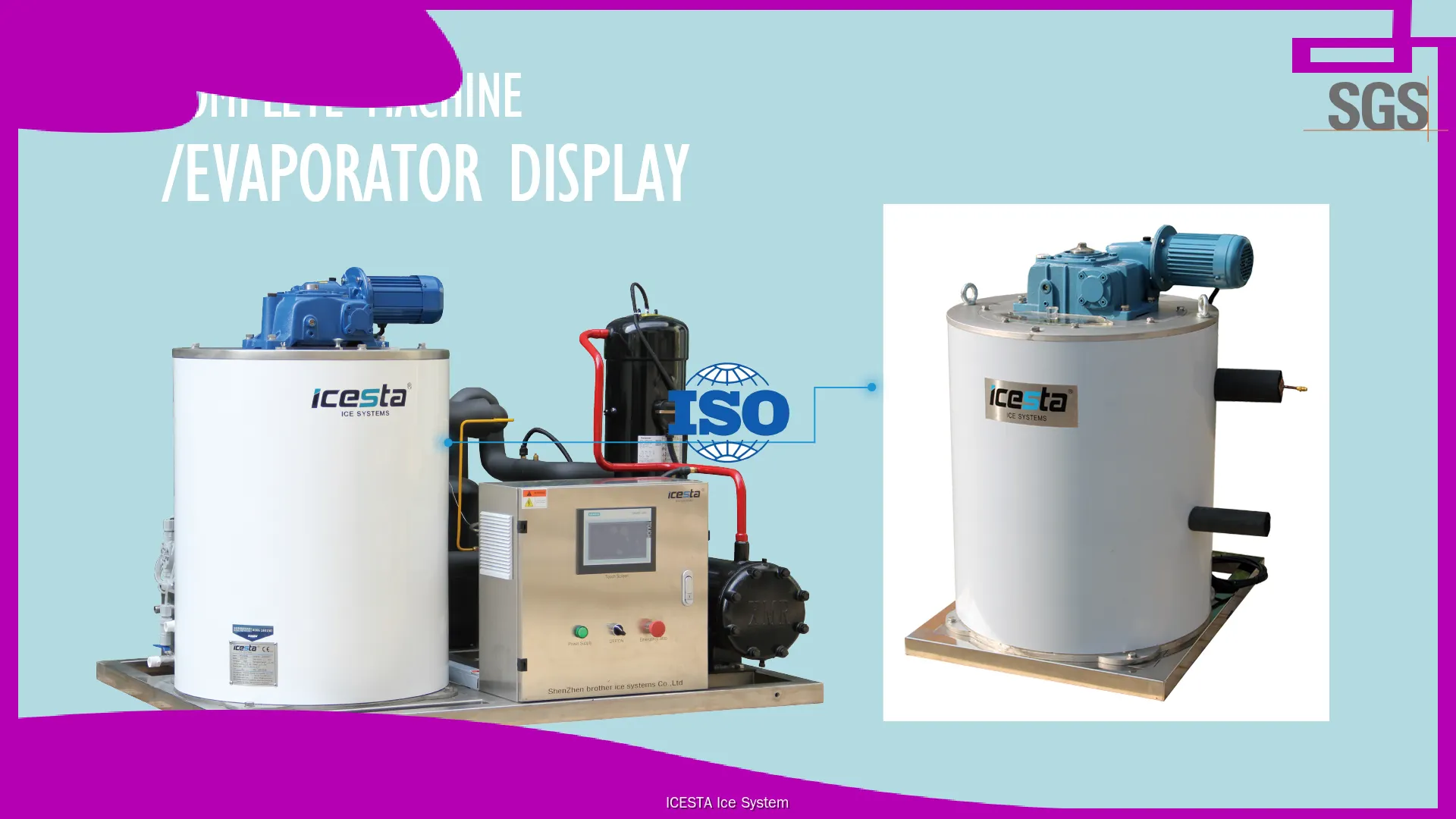 Ice Flake Evaporator - 15+ Years Lifespan - No Rust - No Leakage 1