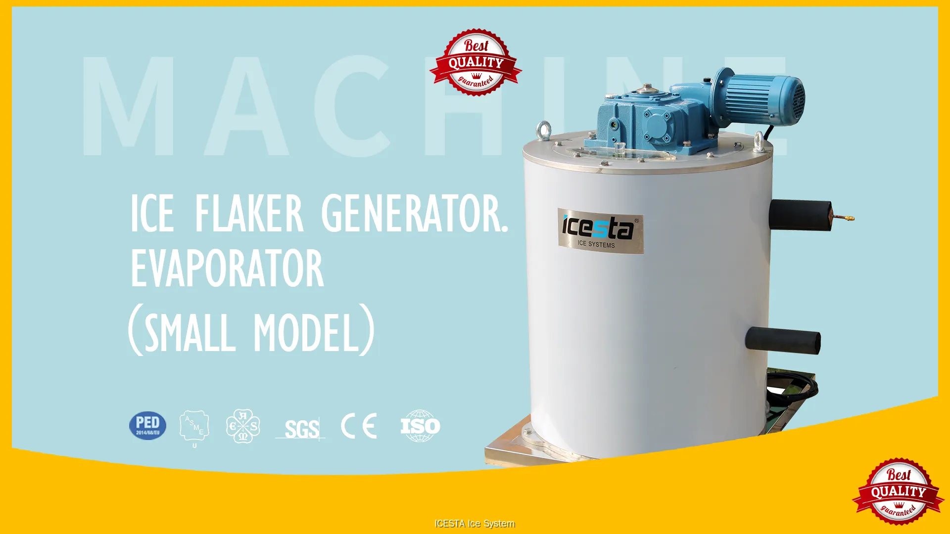 High-Quality Flake Ice Evaporator for Efficient Ice Production 1