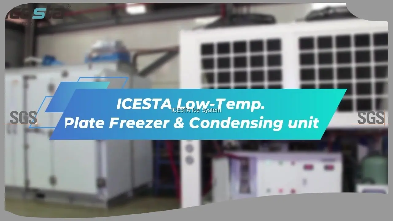 ICESTA Plate Freezer & Condensing Unit - Ideal for Cold Chain Management 1