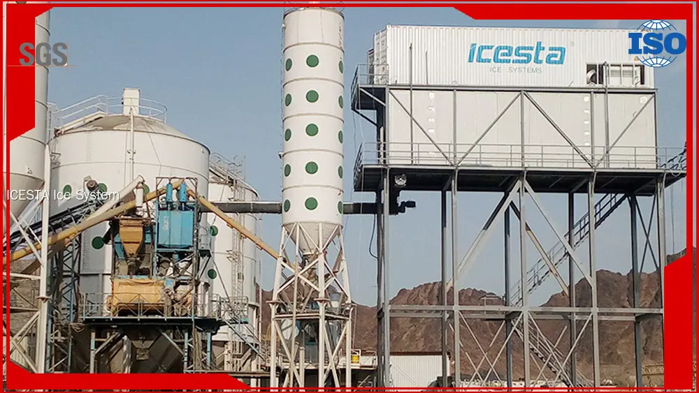 Icesta Commercial Flake Ice Plant - 20-40T Daily Capacity 1