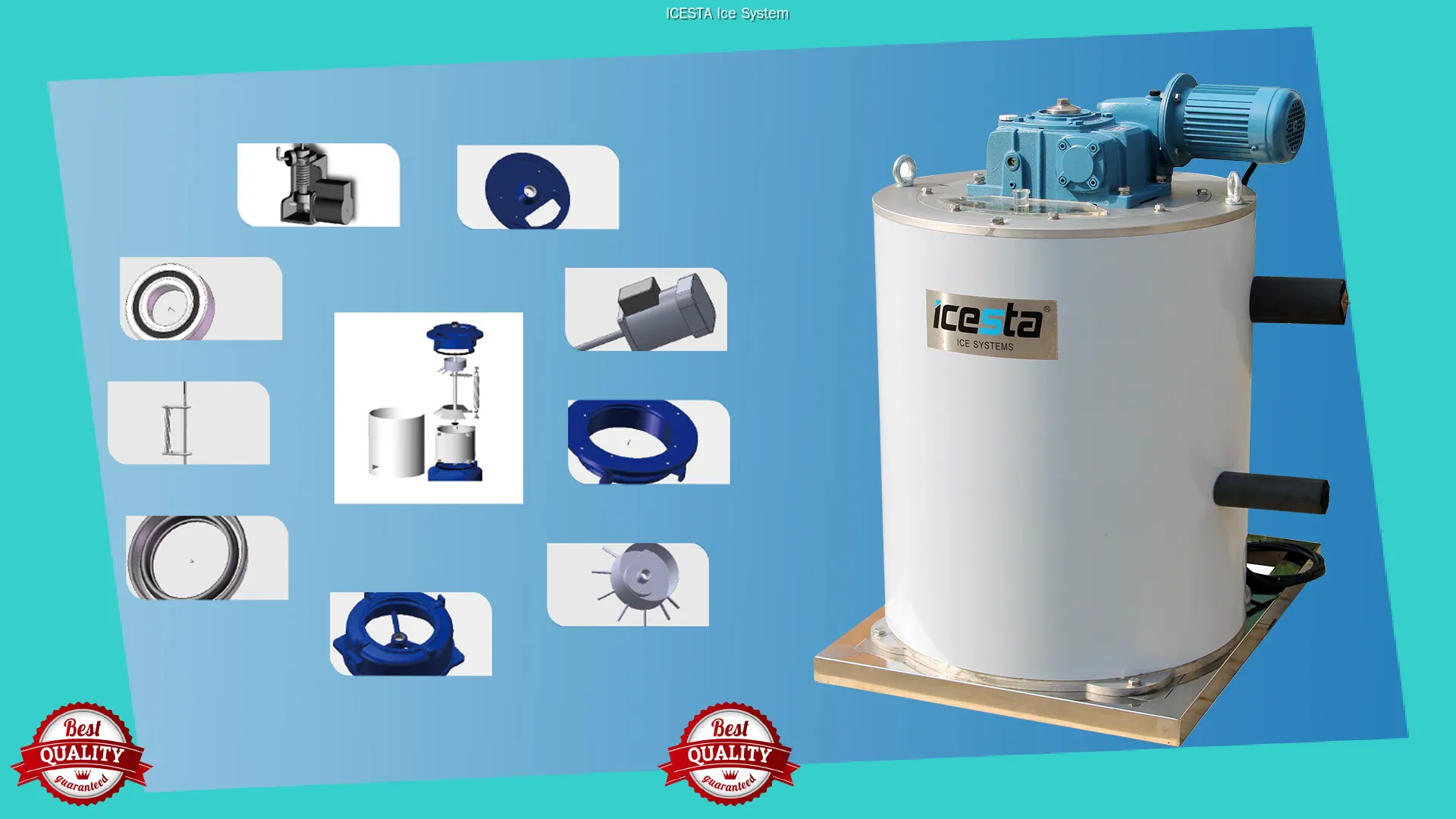 Durable Ice Machine Evaporator - Carbon/Stainless Steel, Marine Shipboard, Welding Technology 1