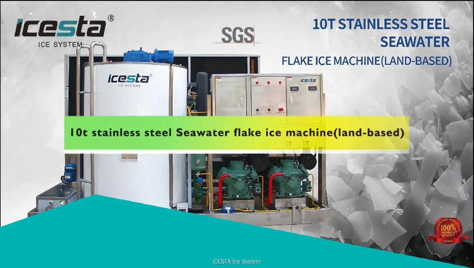 Seawater Flake Ice Machine - Anti-corrosive & Reliable 1