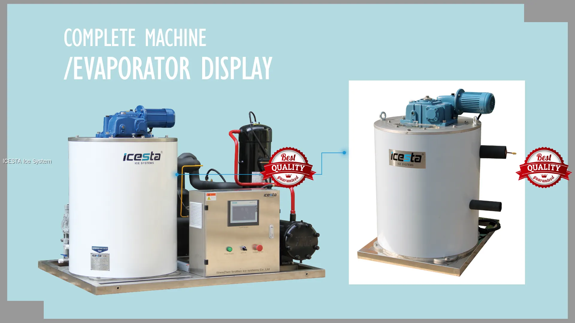 Stainless Steel Flake Ice Evaporator 1