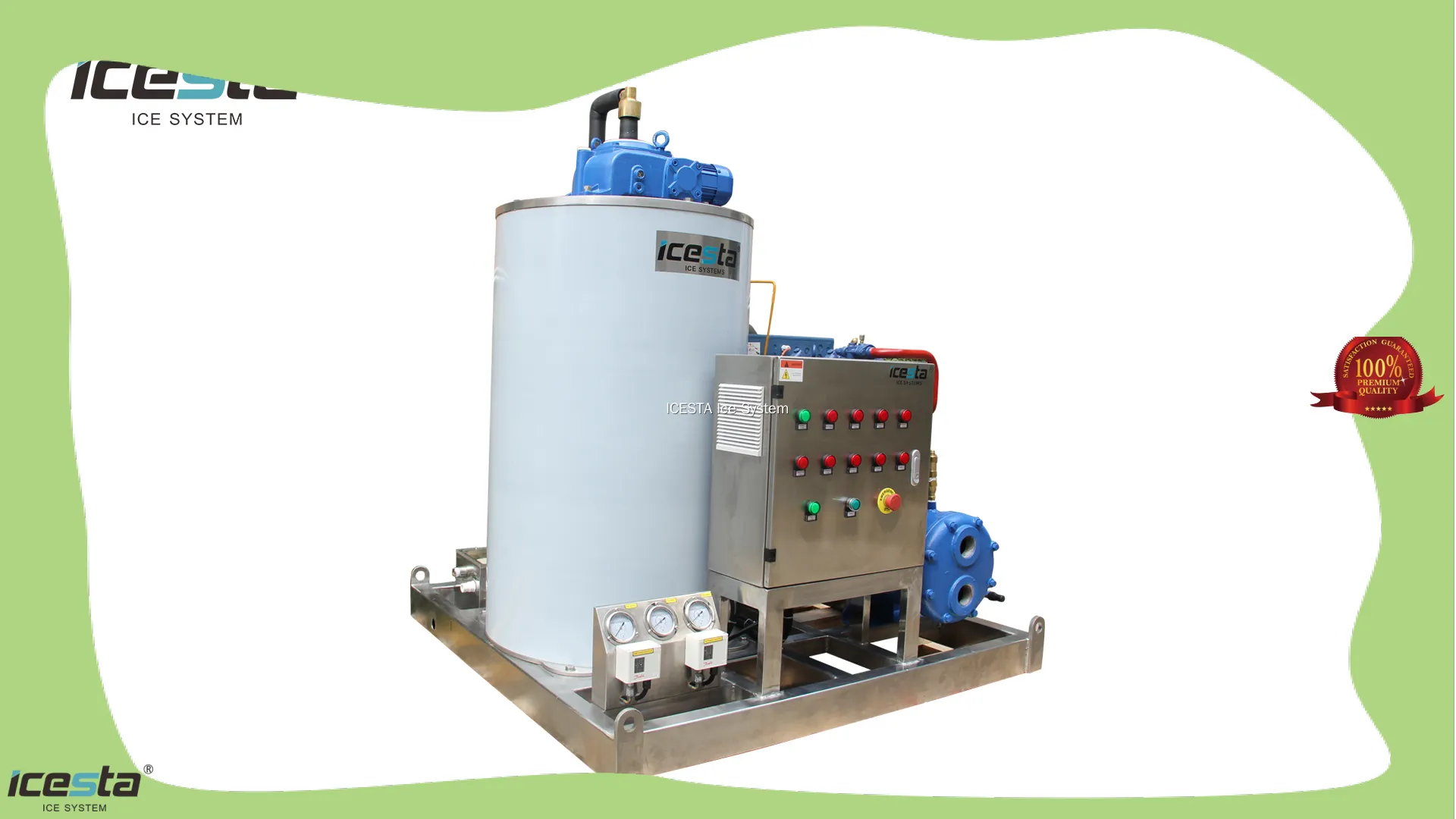 Marine Flake Ice Machine - Corrosion Resistant Stainless Steel 1