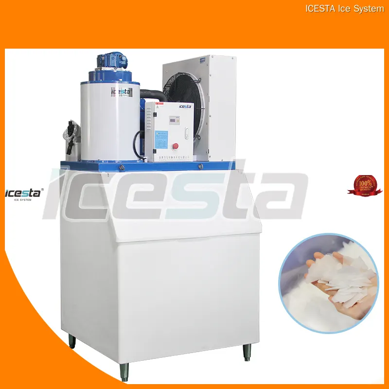 High-Quality Icesta 1.5-2T Commercial Flake Ice Maker for Fresh Food 1