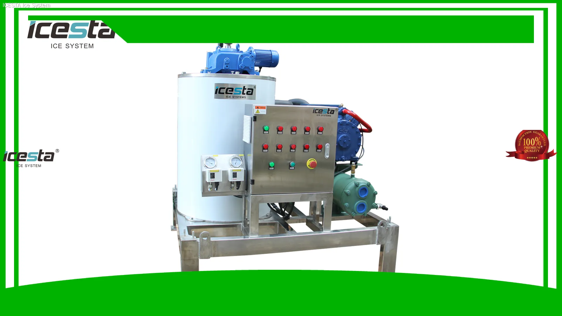 Superior Saltwater Flake Ice Machine by ICESTA 1