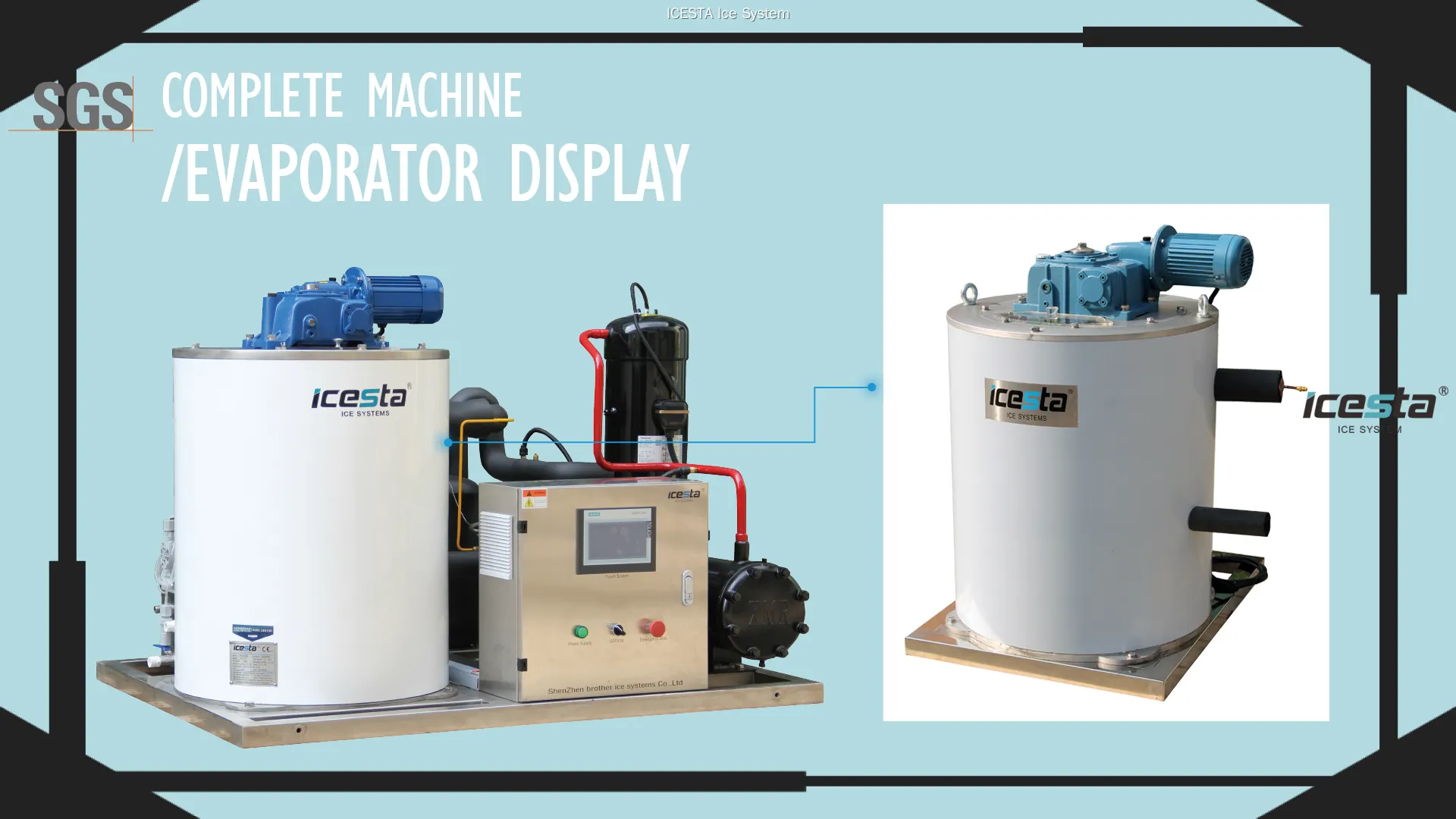 Durable Flake Ice Machine Evaporator 1