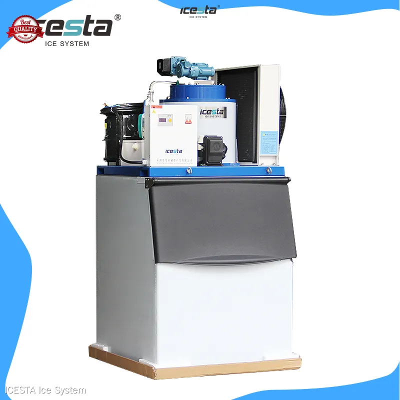 ICESTA  Flake Ice Machine - 300kg to 3 Tons Daily Output 1