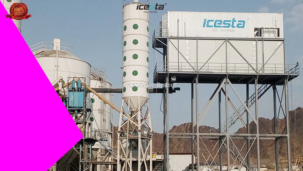 **High-Output Container Ice Machine - Fast Melting Flake Ice Solution** 1