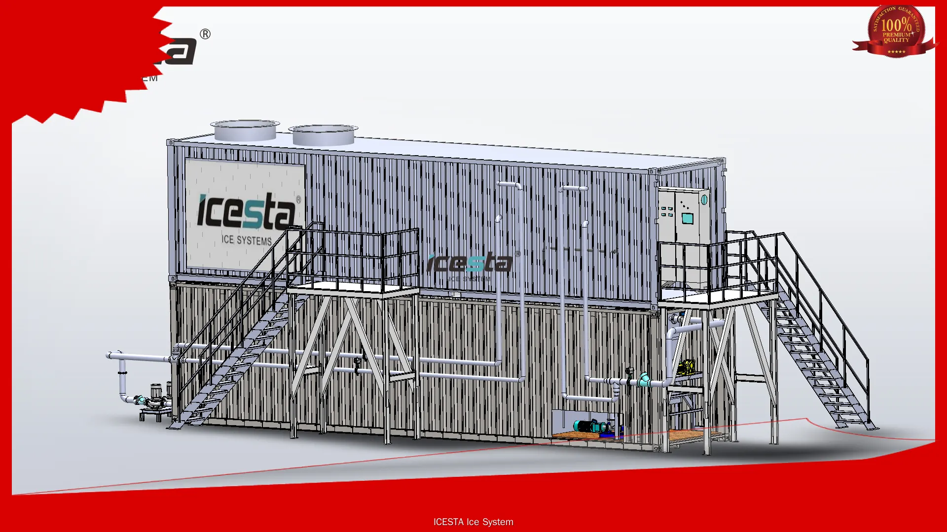 **Icesta 10 Ton Containerized Ice Flake Making Machine** 1