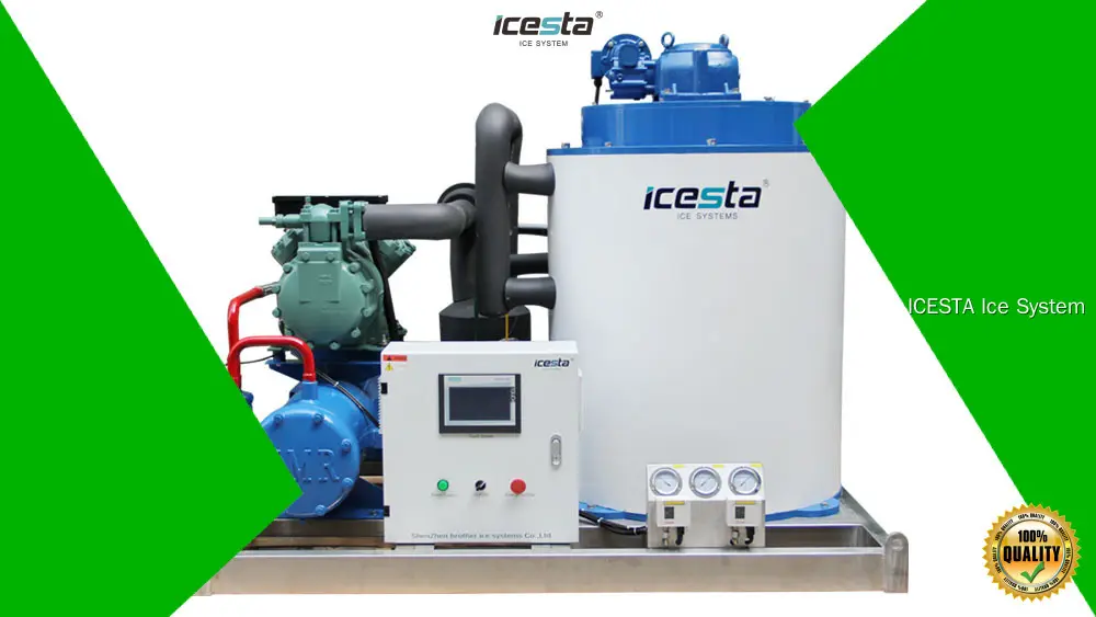 **High-Performance Icesta Industrial Flake Ice Maker, 3-5 Tons Capacity** 1