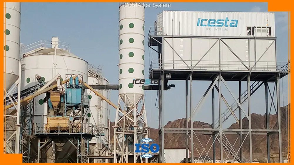 Containerized Flake Ice Machine - Fastest Melting, Longer Lifespan 1