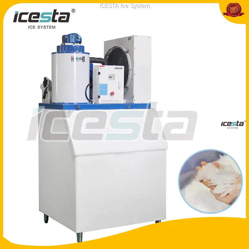 Icesta Commercial Flake Ice Maker - Top Quality 1.5-2t 1