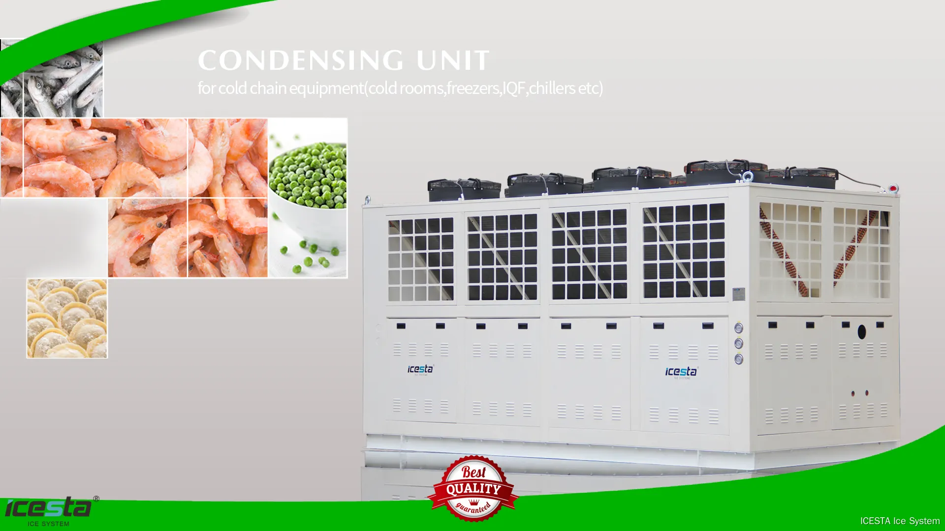 Industrial Condensing Unit with Energy Savings and Fast Cooling 1