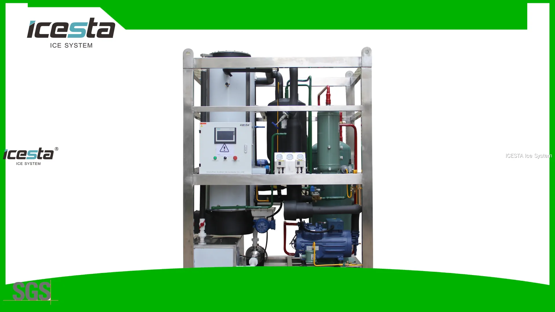 Industrial Tube Ice Maker - High Reliability, Customized, 100% Ice Production 1