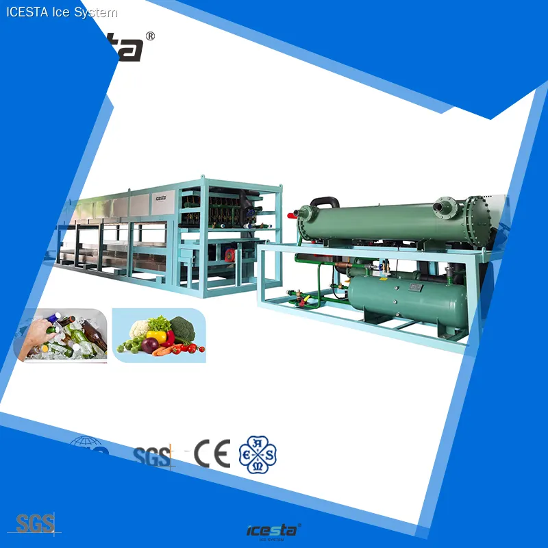 Direct Cooling Block Ice Machine - Efficient Aluminum Alloy Evaporator - Ideal for Aquatic, Slaughter, and Vegetable Industries. Ice Makers for Sale. 1