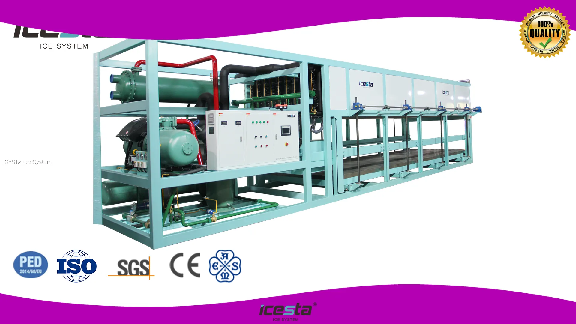 Direct Cooling Block Ice Machine - Energy Efficient & Long Lasting 1