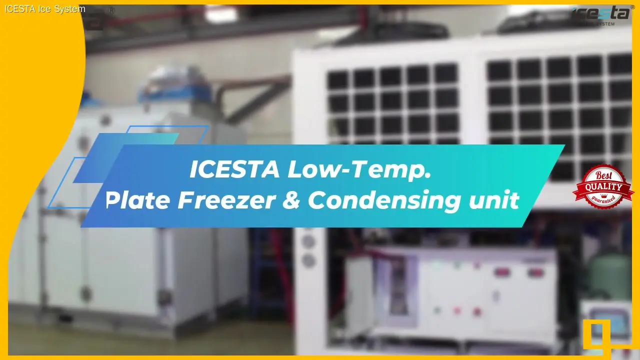 ICESTA Low-Temp. Plate Freezer & Condensing Unit for Cold Chain Management 1
