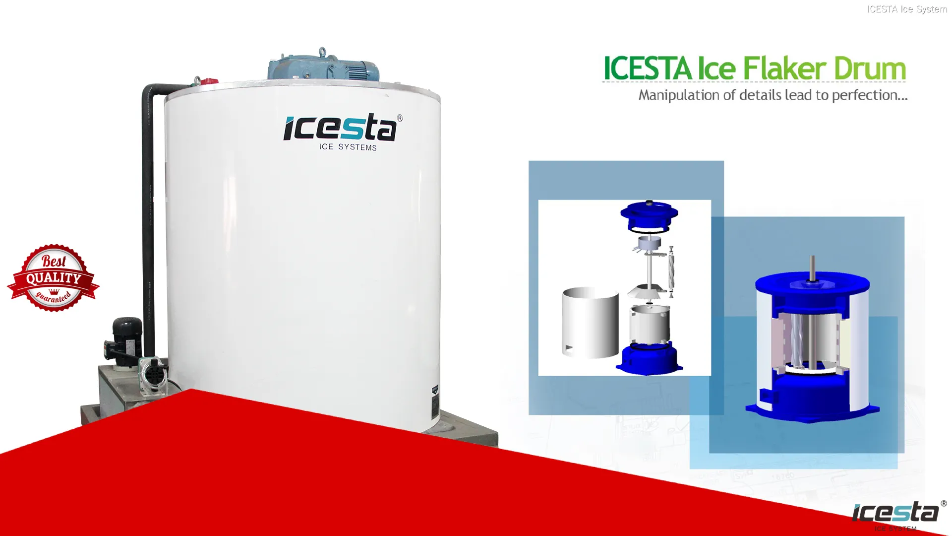 Ice Flaker Evaporator: High Quality, Long Lifespan, No Rust, No Leakage 1