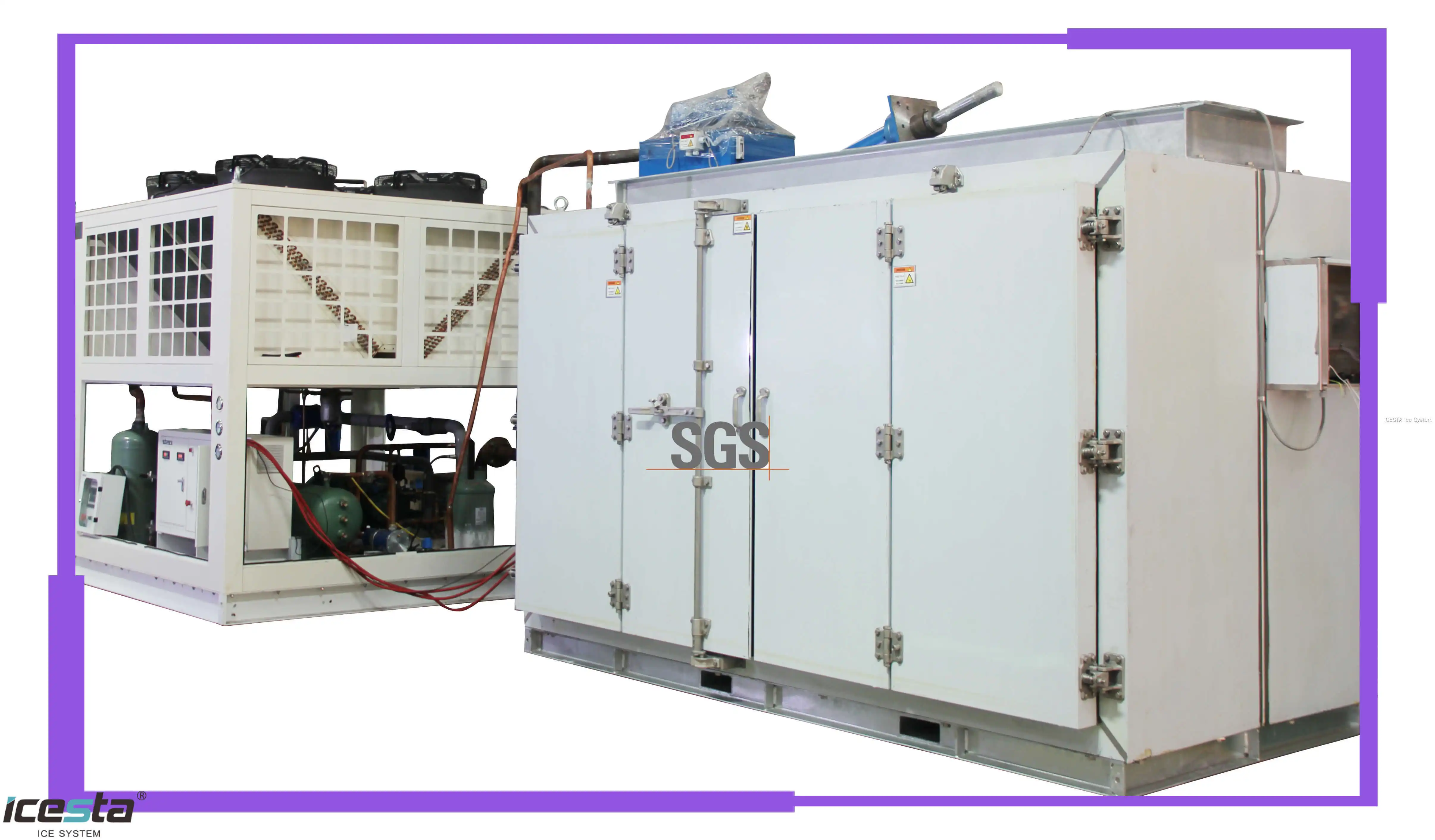 Horizontal Plate Freezer - Ideal for Freezing Solid Bulk Food 1