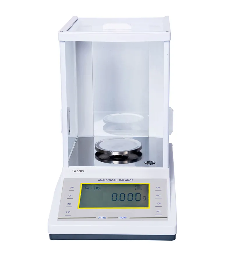 Precision Electronic Balance with Backlit LCD & Five-Side Transparent Windbreak 3