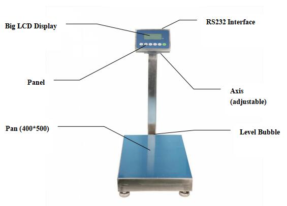 Stainless Steel Waterproof Big Weighing Platform Scales 3