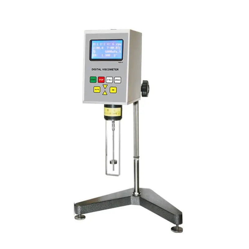 6 miljoen mPa.s Newtoniaanse en niet-Newtoniaanse vloeistof Brookfield viscositeitsmeter Roterende vloeistof digitale viscometer 1