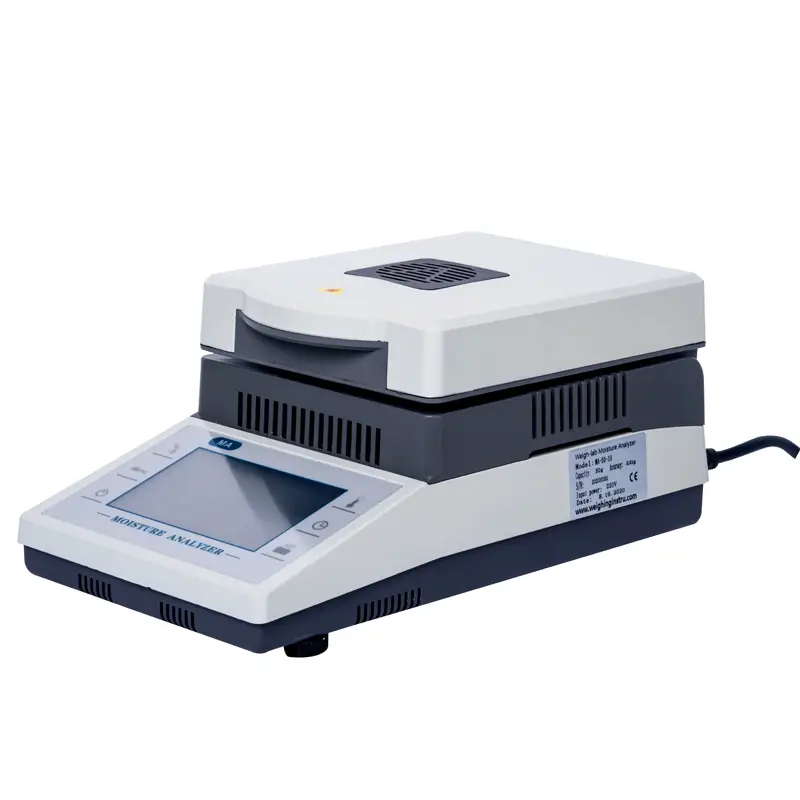 0,1-0,01% 50 g 110 g Touchscreen Halogeenbepaling Vochtbalans 1