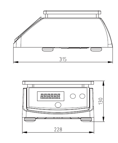 Waterproof Table Scale 3