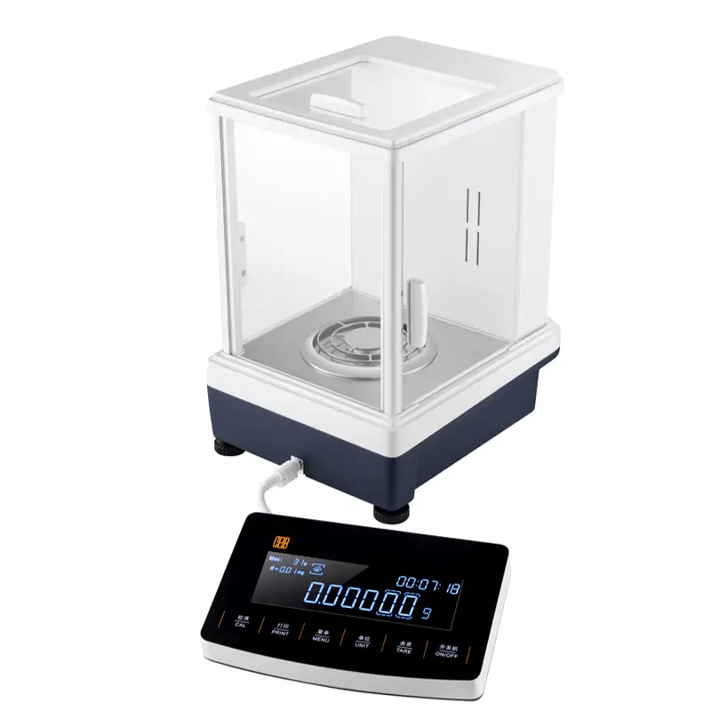 New 0.001g Magentic Precision Balance 1mg Laboratory Sclae Weighing 1kg 2kg Automatic Internal Calibration 1