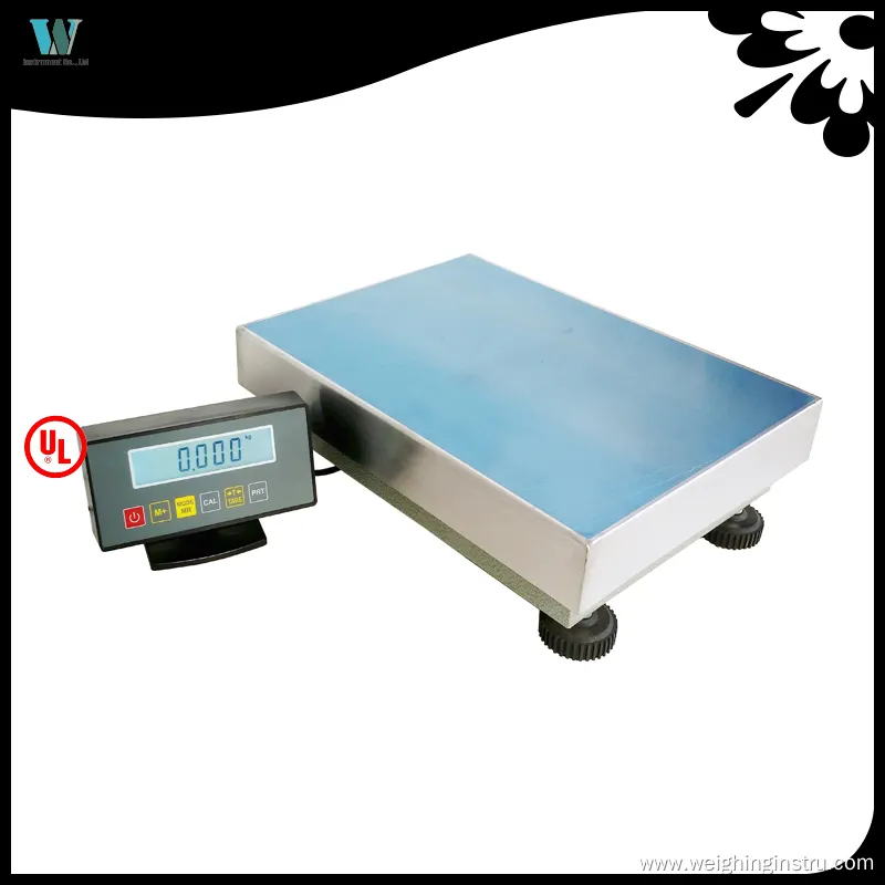 Industrial Platform Weighing Scale, LCD Display, Rechargeable Battery 1