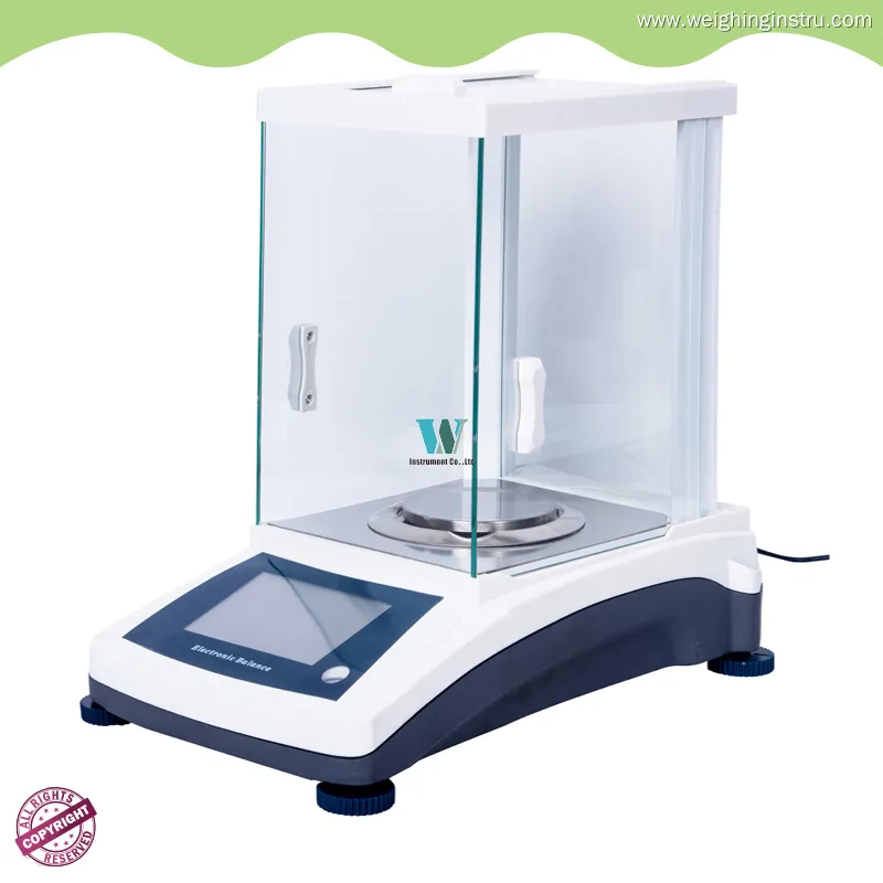 0.0001g Touch Screen Analytical Balance - Fast, Stable Weighing 1