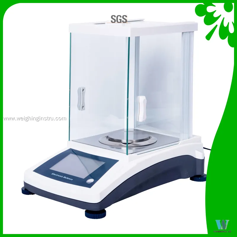 Touch Screen Display Analytical Balance - 0.0001g Readability, Fast Weighing 1