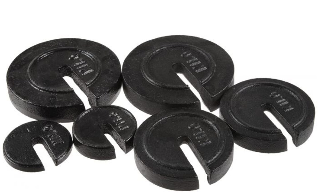 OIML ASTM 10kg 20kg 25lb 50lb Cast Iron Calibration Weights Slotted Interlocking And Hanger Test Weights Manufacturers 2