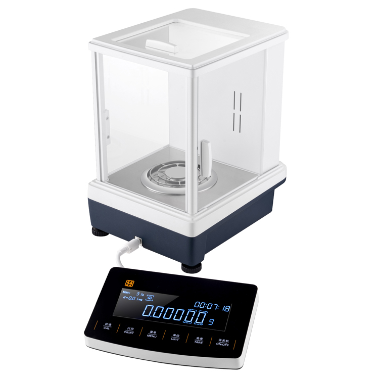 0.01mg electronic analytical balance designed for precision weighing 4