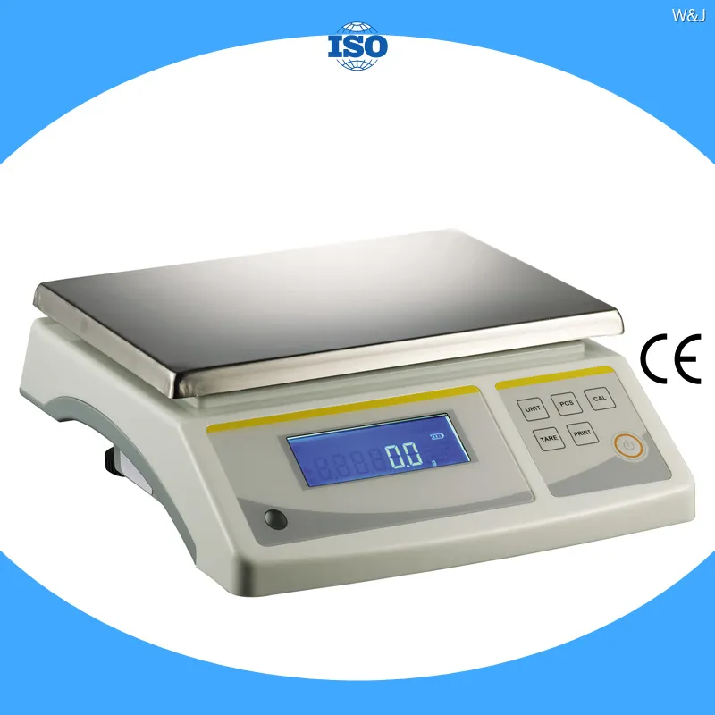 Stainless Steel Bench Scale with Large LCD, RS232, Rechargeable Battery 1