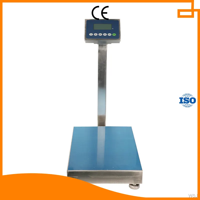 Waterproof Stainless Steel Weighing Scale, 50-500kg Capacity, LCD Display 1