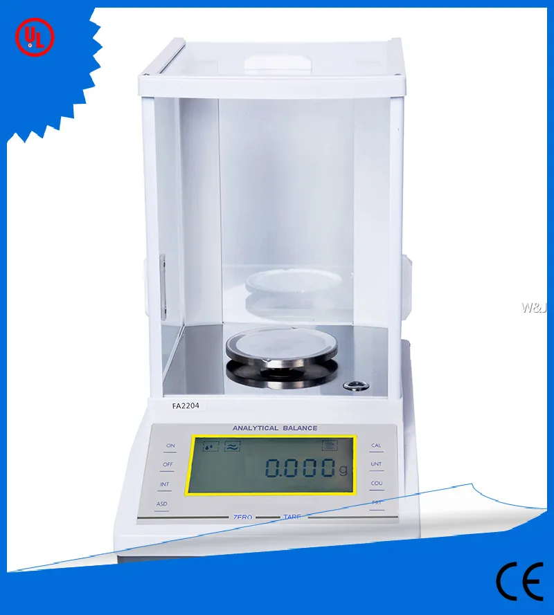Electronic Precision Balance with Five-Side Transparent Windbreak & Auto Calibration 1