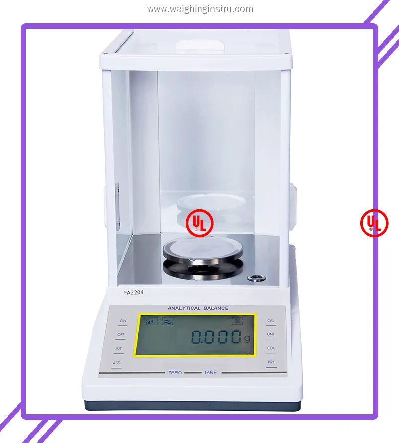 Precision Electronic Balance with 5-Side Transparent Windbreak & Auto Calibration 1