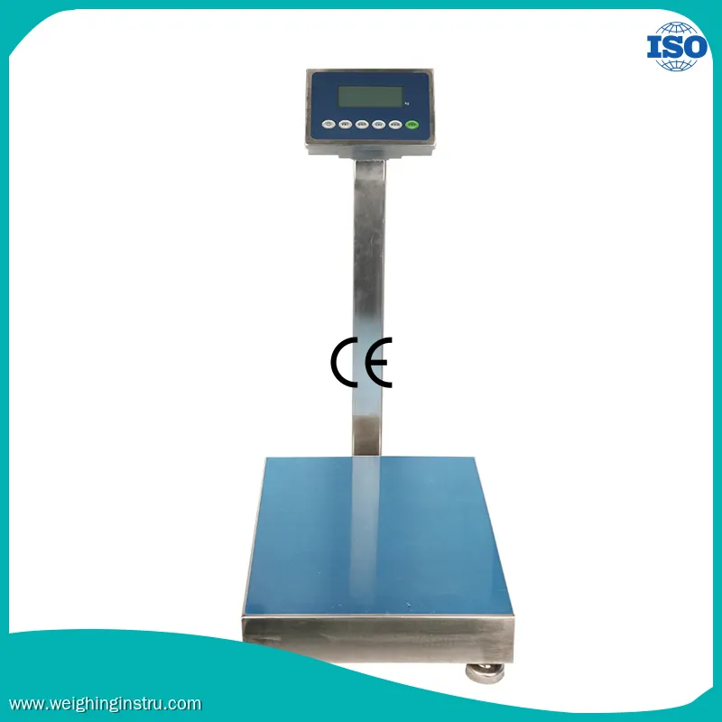 Large Platform Weighing Scale 50-500kg Stainless Steel, High Accuracy 1
