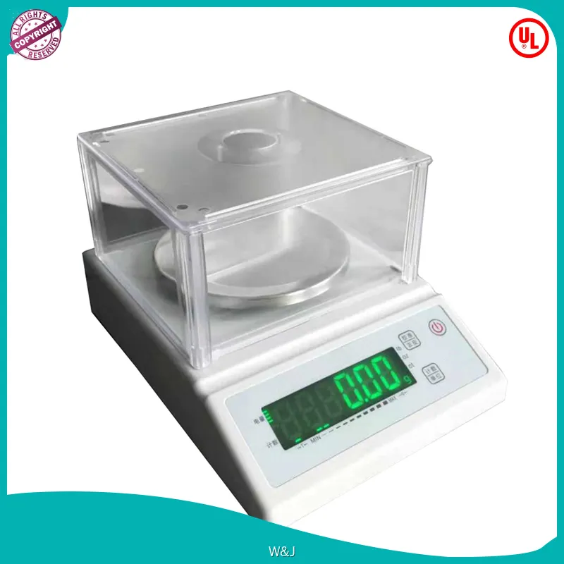 W&J High-Precision Electronic Analytical Balance with Touchscreen & Calibration 1