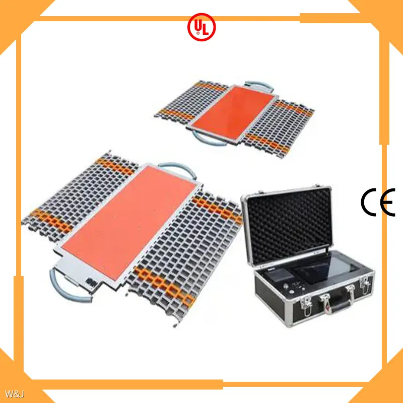 Portable Wireless Vehicle Scale with High-Accuracy Axle Load Weighing 1