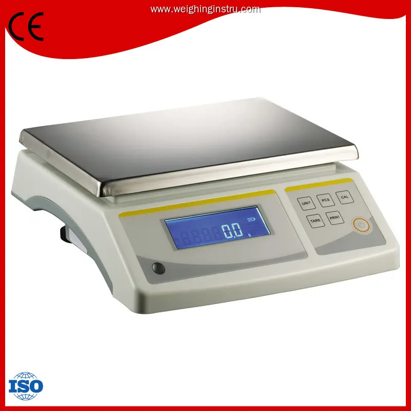 Precision Laboratory Balance Scale - 10-30kg Capacity, LCD Display 1