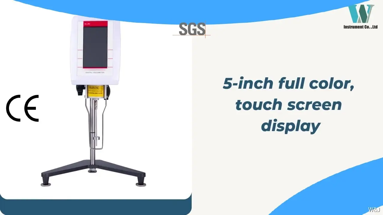 5-Inch Touchscreen Viscosity Meter with Wide Range & PC Interface 1