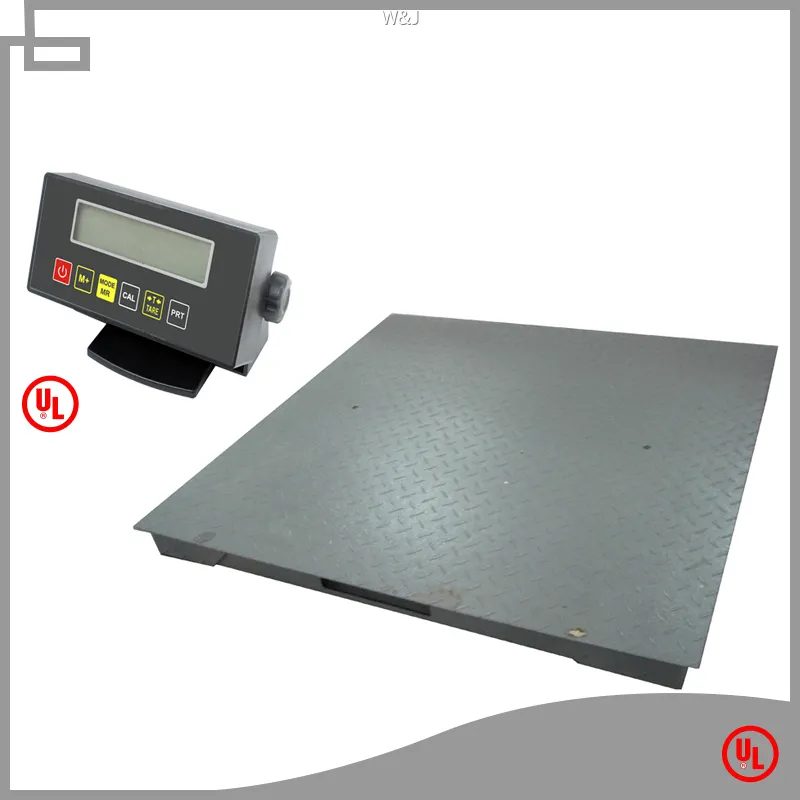 Floor Scale with Ramp, 5mm Steel Platform, Rechargeable Battery, Multi-Unit 1